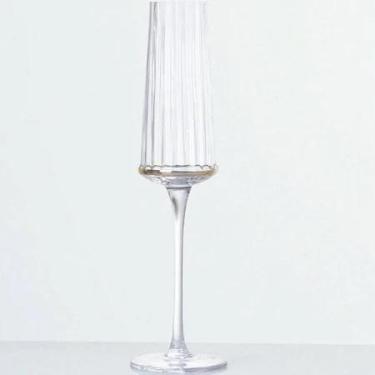 Imagem de Taca Champanhe 210Ml C Borda De Ouro - Wolff