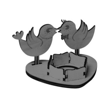 Imagem de Castiçal Canário Com Vela Eletrônica - Preto - LENOBRE