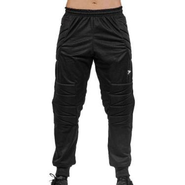 Imagem de Calça de Goleiro Masculino Poker Pkr 6 Preta - 03893, GG, Preto