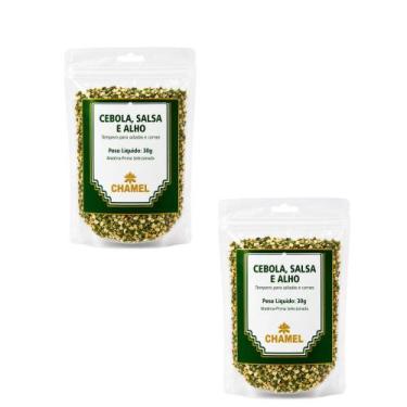 Imagem de Kit 2 Tempero Cebola Salsa E Alho 30g Chamel Original
