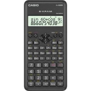 Imagem de Calculadora Científica Casio FX-82MS-2-S4-DH 240 Funções Preta