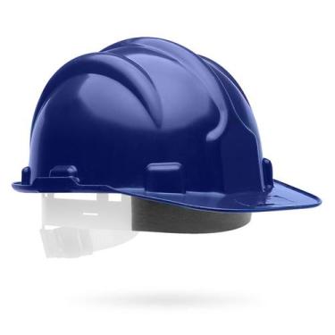 Imagem de Capacete De Segurança Para Obras Epi Com Carneira Plastcor Construção 