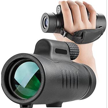Imagem de Telescópio Monocular 10X42 telescópio portátil de alta potência ao ar livre, material de metal à prova d'água e antiembaçante, adequado para observação de pássaros e shows
