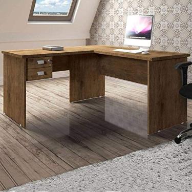 Imagem de Mesa de escritorio em L Taurus Jequitiba