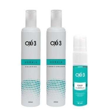 Imagem de Kit Tratamento Cabelo Shampoo Condicionador Ozonizado - Oxi3