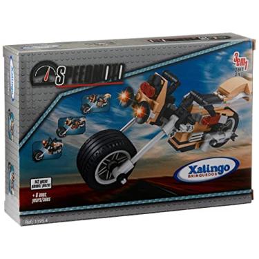 Imagem de Blocos de Montar Speed Moto 3 em 1 com 142 peças Xalingo