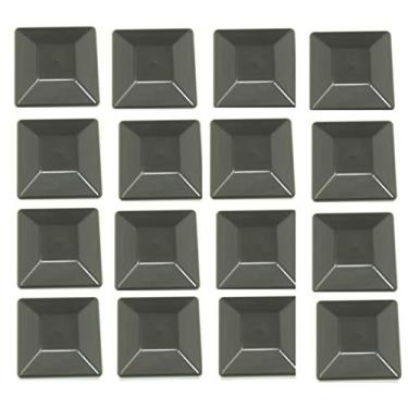 Imagem de JSP Manufacturing Pacote com 16 tampas pretas de plástico para postes de cerca 4 x 4 (9,5 cm), madeira tratada com pressão feita nos EUA