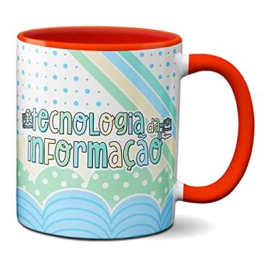 Imagem de Caneca Fofa Profissional Tecnologia Da Informação Presente (Vermelha)