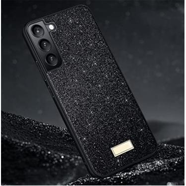 Imagem de Para Samsung Galaxy S22 Ultra S21 Note 20 Ultra Case Luxury Glitter Star Back Cover para iPhone 13 12 11 Pro Max Case, Black, para iPhone 11 pro