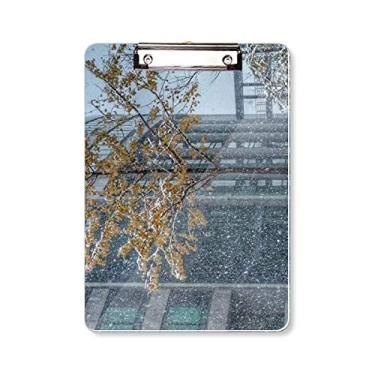 Imagem de Snowscene City Photography Prancheta pasta para escrever placa A4
