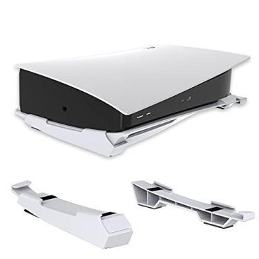 Imagem de NexiGo Suporte horizontal para acessórios PS5, design minimalista, suporte base PS5, compatível com Playstation 5 Disc e edições digitais, branco