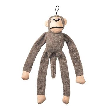 Imagem de JAMBO PET Brinquedo Mordedor Pelúcia Macaco Cinza Com Som Para Cães - Grande, JB25574N