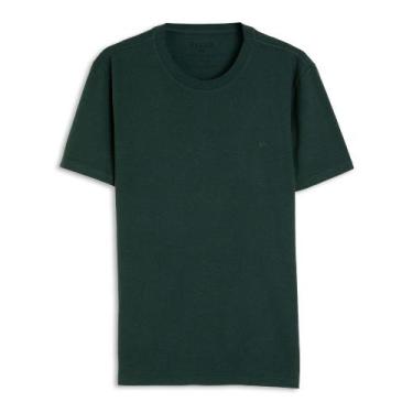Imagem de Camiseta Ellus Cotton Melange Easa Classic Masculina Verde