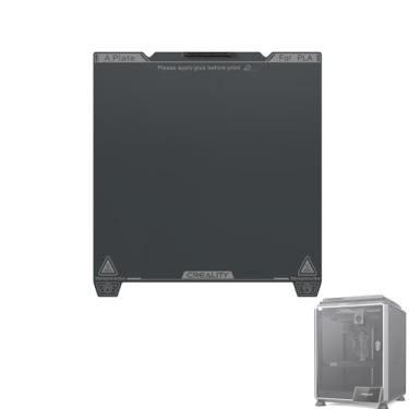 Imagem de Kit de placa de construção PEI suave K1C atualizado Creality (235 * 235 mm), sem adesivo magnético macio, design de bocal de limpeza, resistente ao desgaste e alta temperatura, plataforma de