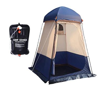 Imagem de Guarda-roupa Camarim Portátil Camping Chuveiro Tenda Espaço Grande para Privacidade Tenda com Mudança de Piso Camarim Fácil de Montar armário
