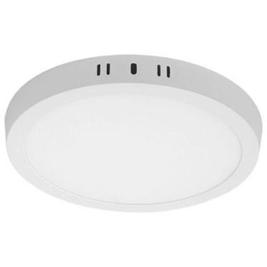 Imagem de Plafon Taschibra Lux Redondo Sobrepor, 18 Watts, 3000K