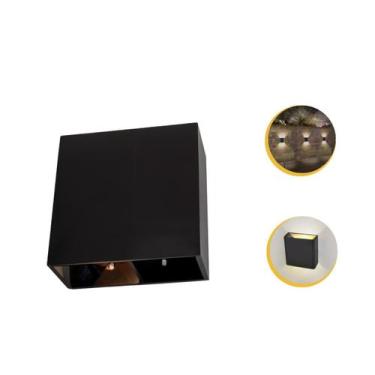 Imagem de Arandela Parede Muro 2 Fachos Externa Interna 4w Led Incluso - CTB., P