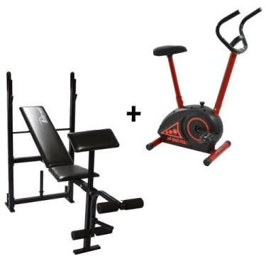 Imagem de Kit Academia Particular + Bicicleta Ergométrica BP-990 Poli Sports, 06