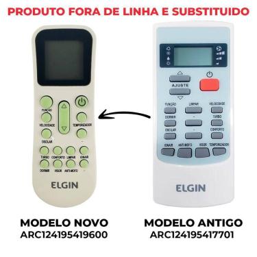 Imagem de Controle Ar-condicionado Split Elgin Ykr-h-002e Ykr-k-001e