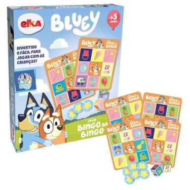 Imagem de Jogo Bingo Da Bingo Bluey Brinquedo De Palavras Elka