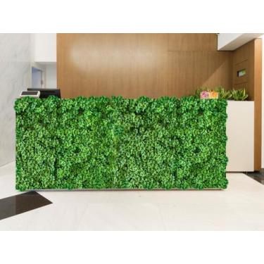 Imagem de 6 Placas de Folhagens Artificiais Permanentes Premium Decoração de Par