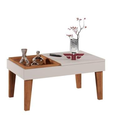 Imagem de Mesa De Centro Lisy - Off White/Matte - Grappa Móveis