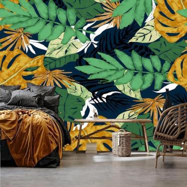 Imagem de Lcythiazole Papel de parede floral de tamanho personalizável - Papel de parede floral vintage feminino autoadesivo removível para quarto de meninas e banheiro