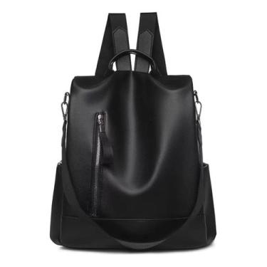 Imagem de Mochila Feminina Couro Pu Moda Passeio Executiva Bolsa Linda - Alwy