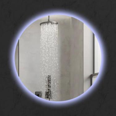 Imagem de Espelho Redondo Led Sem Moldura 50 Cm - JULIARD, BRANCO FRIO FONTE