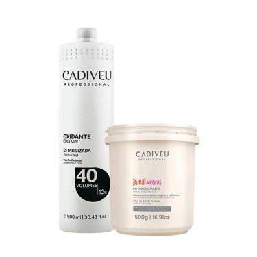 Imagem de Cadiveu Buriti Mechas Pó Descolorante 500g + OX 40 Volume 900ml
