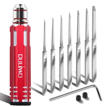 Imagem de Ferramenta de corte Scriber Gundam esculpida em resina Scribe Line Hob