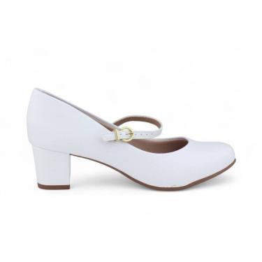 Imagem de Sapato Feminino Beira Rio social 4777.475 Boneca Fivela Salto