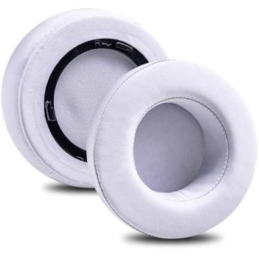 Imagem de Sixsop Almofadas Auriculares Virtuoso Compatíveis Com Headset Gamer Rgb Wireless Se - Fivela De Plástico Integrada/Almofada Auricular/Conchas (Brancas)