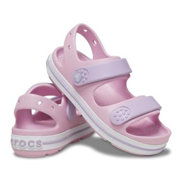 Imagem de Sandália crocs crocband cruiser sandal k ballerina/lavender - 32