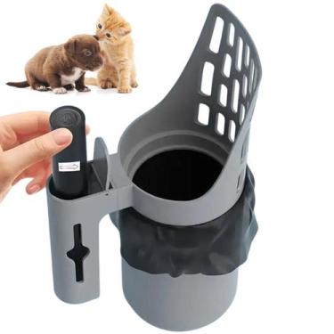 Imagem de Coletor de Fezes Coco Cachorro Pet Cao Gato Pa Higienica Saquinho Anim