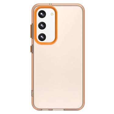 Imagem de GANGANPRO Capa projetada compatível com Motorola Edge 60 Fusion 5G, [proteção de grau militar] Capa protetora antiarranhões à prova de choque para homens mulheres meninas 17 cm, laranja