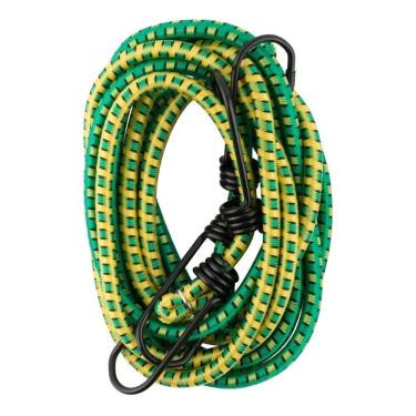 Imagem de Kit 2 Corda Elástica Bagageiro Com Gancho Extensor 1M X 8Mm