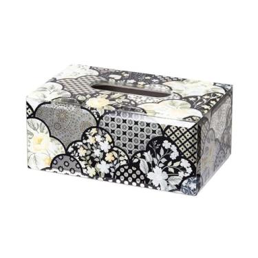 Imagem de Porta-lenços organizador de guardanapos de mesa mesa de jantar mesa de centro leve caixa de gaveta doméstica luxuosa caixa de lenços de tecido porta-caixas de cubo