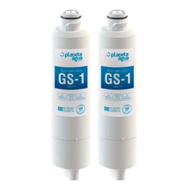 Imagem de Kit 2 Refil Filtro Planeta Água Compatível French Door - Planeta Agua