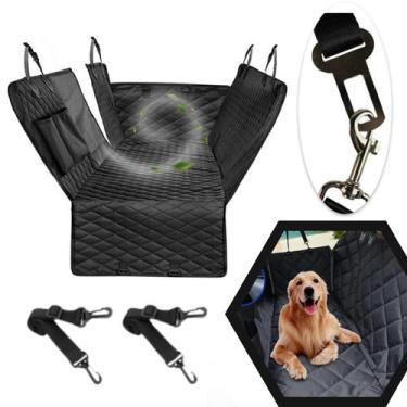 Imagem de Capa Protetora Carro Banco Pet Traseiro Gato Cão Impermeável - BLUTU