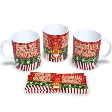 Imagem de Caneca de Porcelana Natal Familia – Perfeito para o Fim de Ano (Minha dinda)