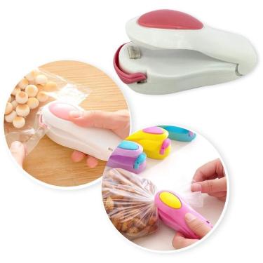 Imagem de Mini seladora portátil manual de embalagem plástica cozinha