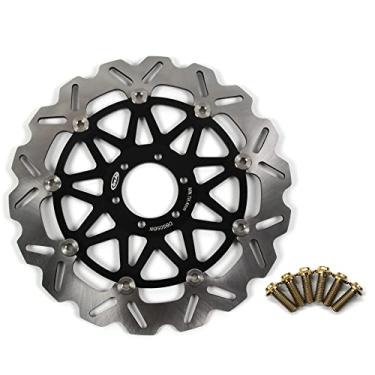 Imagem de Arashi Rotor de disco de freio dianteiro com parafusos de montagem para Yamaha TDR125 89-01, TZR125 89-92, FZX250 ZEAL, TZR250 89-92, SRX400 91, SZR660 95-01, acessórios de substituição de motocicleta