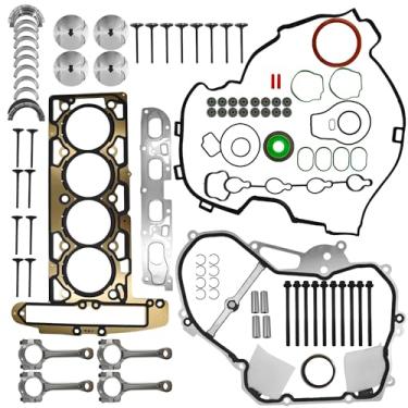 Imagem de Ballmers Kit de pistão de reconstrução do motor com biela para Buick Regal/Verano/LaCrosse, Chevy Equinox, GMC Terrain 2.4L 2010-2017