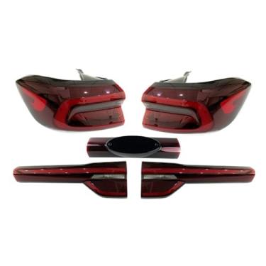 Imagem de Acessórios automotivos compatíveis com Tiggo 8 Tiggo 7 Pro 2019 2020 Conjunto de luz traseira de carro Luzes de freio Luz traseira Luzes de parada Lâmpada de estacionamento(1Set)