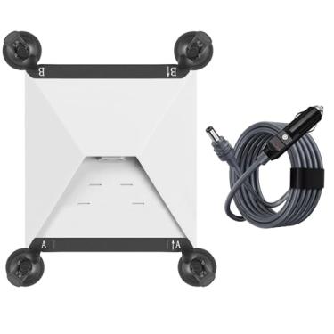 Imagem de Zenkon Suporte Carro para Starlink Mini, Mini Suporte Starlink para Carro, Ventosa Estável e Antiderrapante