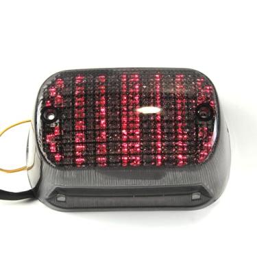 Imagem de Lanterna traseira de LED fumê Arashi para Suzuki Volusia 800 2001-2004, Intruder LC 1500 1999-2004, Boulevard C50 C90 1998-2005, acessórios para motocicletas, luz traseira de freio de seta integrada