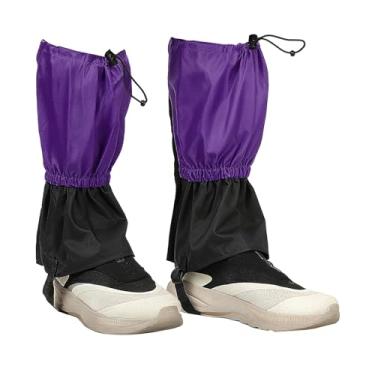 Imagem de YELARXI Polainas de perna, polainas de neve para caminhadas à prova d'água ajustáveis e leves para botas de neve com alça para os pés - Adequado para (sapatos de neve/caminhada/caça/escalada), 35,5 cm