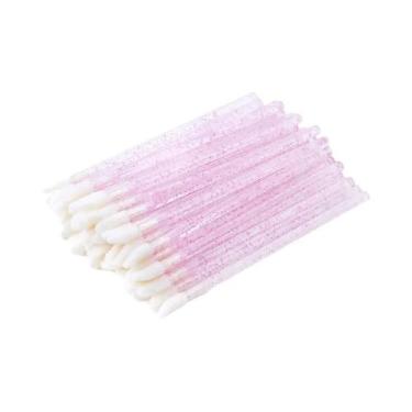 Imagem de 50 Peças De Escovas De Cílios De Cristal, Aplicadores De Máscara Para 