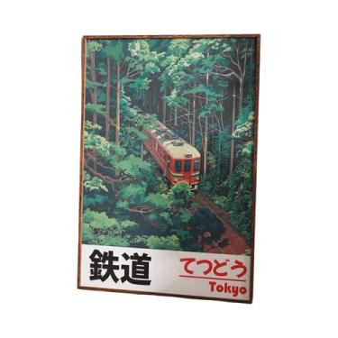 Imagem de Impressão Em Tela De Paisagem Japonesa Retrô Sem Moldura, Pôster De Fe